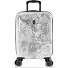  Black Camo 4 roulettes Trolley de cabine S 53 cm avec soufflet d'extension Modéle black-white world map