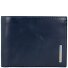  Blue Square Étui pour cartes de crédit Cuir véritable 12 cm Modéle nachtblau