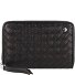  Piuma Porte-monnaie Cuir 15 cm Modéle black-nickel
