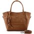  Layer Sac de shopper Cuir 26 cm Modéle desert brown