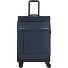  Monthélys 4 roulettes Trolley 67 cm avec soufflet d'extension Modéle dark blue