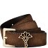  Ceinture Cuir véritable Modéle m`brown | 100 cm