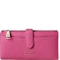  Bologna Leather Porte-monnaie Cuir véritable 20 cm Modéle hot pink