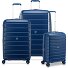  Relife 4 roues Set de valises 3 pièces avec soufflet d'extension Modéle blau