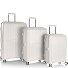  AirLite 4 roulettes Set de valises 3 pièces avec soufflet d'extension Modéle white
