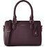  Bologna Leather Bowling-Bag Sac à main en cuir 26 cm Modéle burgundy