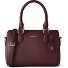  Sac bowling en cuir de Bologne, sac à main, sac à bandoulière, Cuir, 26 cm Modéle burgundy