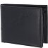  Leather Porte-monnaie Protection RFID Cuir véritable 12 cm Modéle schwarz-footsteps 2.0