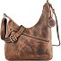  Vintage Sac à bandoulière Cuir véritable 31 cm Modéle nougat