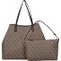  Victtoria Sac de shopper 40 cm Modéle latte logo-brown