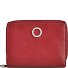  Athena Porte-monnaie Protection RFID Cuir véritable 13 cm Modéle rot