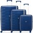  Skyline 2.0 4 roulettes Set de valises 3 pièces avec soufflet d'extension Modéle blue notte