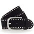  Ceinture à rivets en cuir Modéle schwarz | 110 cm
