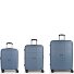  Montreal 4 roulettes Set de valises 3 pièces avec soufflet d'extension Modéle azul