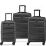  Air Armour 4 roues Set de valises 3 pièces '"avec soufflet d''extension"' Modéle black