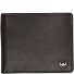  Porte-monnaie Polo RFID cuir 12 cm Modéle schwarz