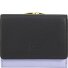  Corsica Porte-monnaie Protection RFID Cuir véritable 11 cm Modéle black-lavander