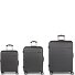  Escape 4 roulettes Set de valises 3 pièces avec soufflet d'extension Modéle gris