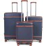  Charm 2.0 4 roues Set de valises 3 pièces avec soufflet d'extension Modéle dark blue