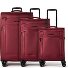  Travel Line 9804 4 roues Set de valises 3 pièces avec soufflet d'extension Modéle dark red