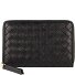  Piuma Porte-monnaie Cuir 15 cm Modéle black-gold
