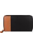  Nappa Porte-monnaie Protection RFID Cuir 19.5 cm Modéle black-tan
