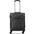  Twin 4 roulettes Trolley de cabine S 55 cm avec soufflet d'extension Modéle nero
