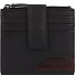  Corso DeLuxe Porte-monnaie Protection RFID Cuir 10 cm Modéle schwarz