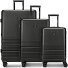  Hanoi 4 roulettes Set de valises 3 pièces avec soufflet d'extension Modéle black