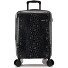  Elite Fashion 4 roues Valise cabine S 53 cm avec soufflet d'extension Modéle black leopard