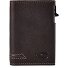  Hill Porte-monnaie Protection RFID Cuir véritable 7 cm Modéle dark brown