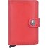  Miniwallet Étui pour cartes de crédit Protection RFID Cuir véritable 6.5 cm Modéle red red