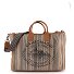 Pothos Sac de shopper 43 cm Modéle righe beige-azzurro