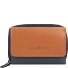  Nappa Porte-monnaie Protection RFID Cuir 11 cm Modéle grey-tan