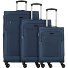 Travel Line 6804 Set de valises à 4 roulettes 3pcs. Modéle blue
