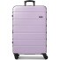  Miami 4 roulettes Trolley L 75 cm avec soufflet d'extension Modéle lilac