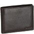  Porte-monnaie Duo en cuir 12,5 cm Modéle black