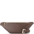  Bologna Leather Sac banane Cuir véritable 31 cm Modéle taupe