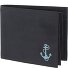  New Cryptan Porte-monnaie Protection RFID 12 cm Modéle schwarz-freedom anchor cyan