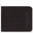  Lyss Porte-monnaie Protection RFID Cuir véritable 11 cm Modéle black