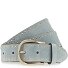  Ceinture à rivets Cuir Modéle aqua-blau | 75 cm