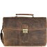  Porte-documents Vintage en cuir 40 cm pour ordinateur portable Modéle braun
