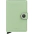  Miniwallet Porte-cartes de crédit RFID Cuir 6 cm Modéle yard pistachio