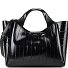  Willa Sac à main Cuir véritable 43 cm Modéle black-silver