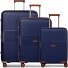  Straw Edition 02 4 roues Set de valises 3 pièces avec soufflet d'extension Modéle navy
