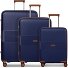  Eco Edition 02 4 roulettes Set de valises 3 pièces avec soufflet d'extension Modéle navy