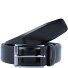  Ceinture en cuir premium Modéle schwarz | 115 cm