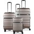  Corium Set de valises à 4 roulettes 3pcs. Modéle rose