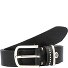  Fashion Basics Ceinture Cleo en cuir Modéle schwarz | 90 cm