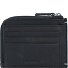 Antique Avery Étui pour cartes de crédit Protection RFID Cuir véritable 11 cm Modéle black